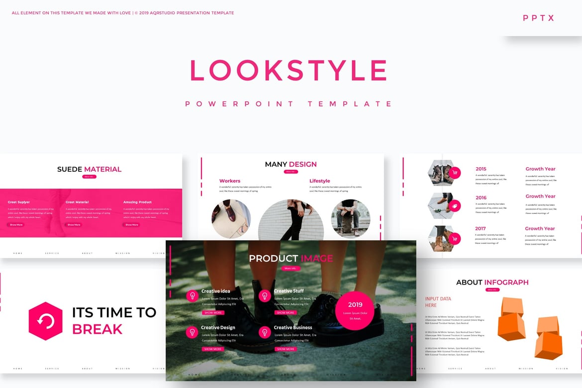 Lookatyle - Template Powerpoint Serbaguna yang Menarik
