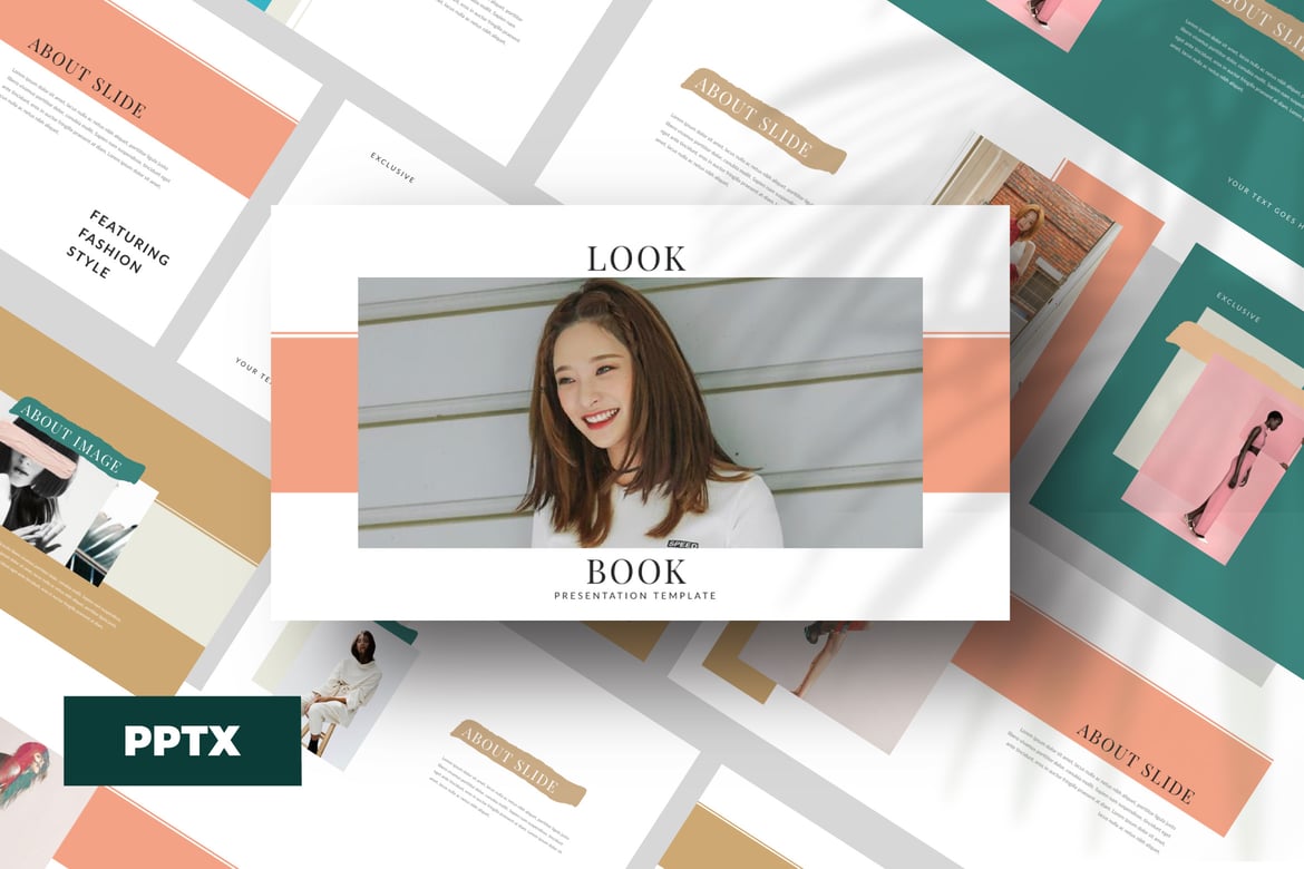 Template Powerpoint Lookbook Kreatif dan Modern