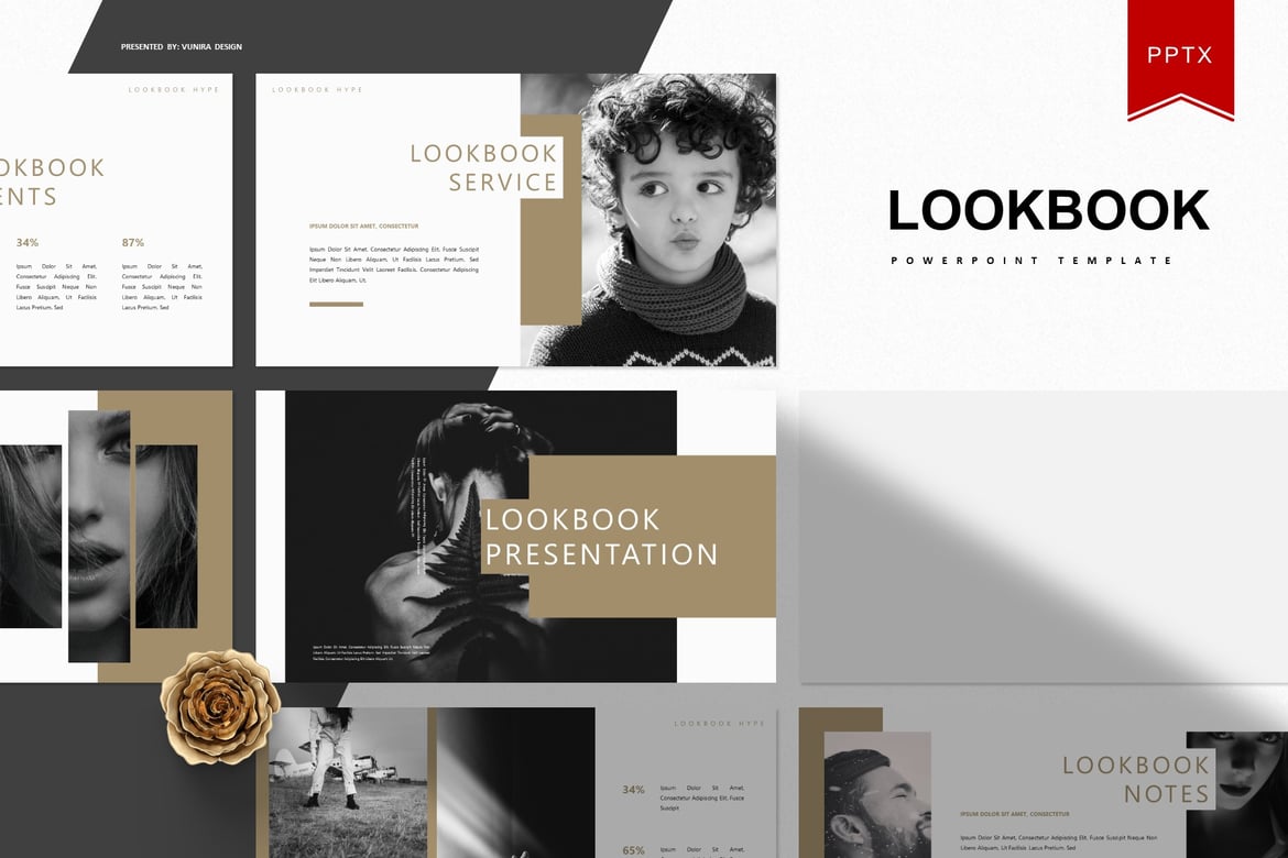Template Powerpoint Lookbook yang Menarik dan Profesional