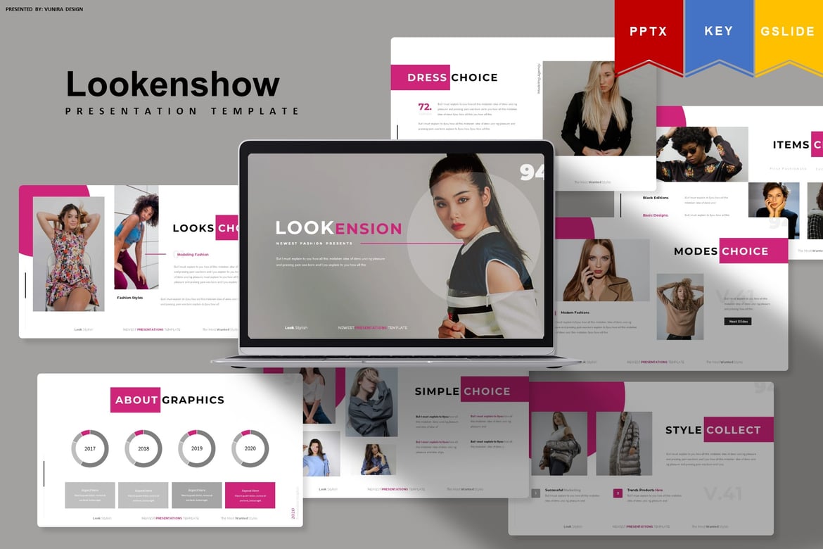 Template Presentasi Serbaguna Lookenshow untuk PowerPoint, Keynote, dan Google Slides