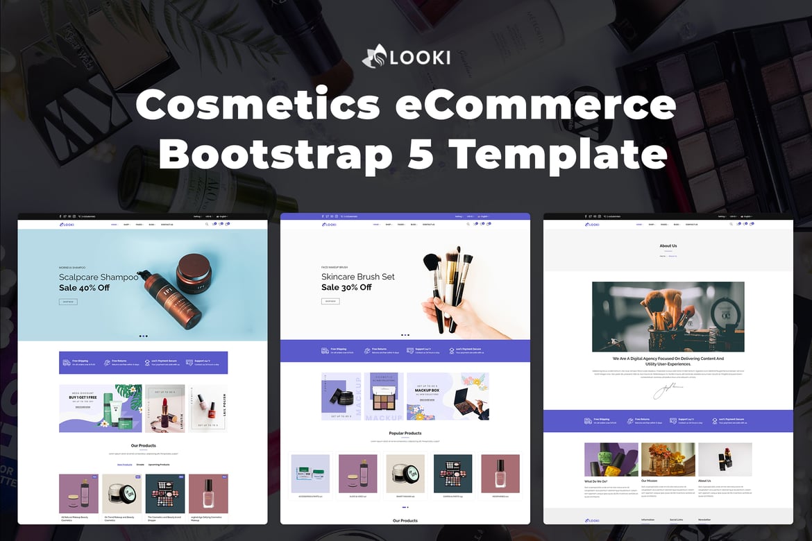 Looki - Template Website eCommerce HTML5 Responsif dan Modern