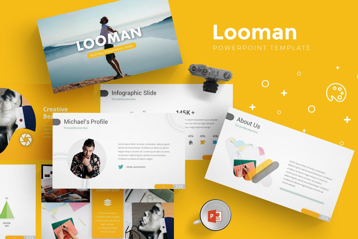 Template Powerpoint Looman - Solusi Kreatif untuk Presentasi Anda