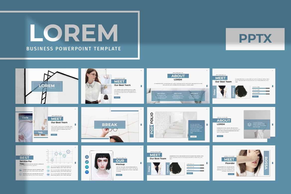 Template Presentasi PowerPoint Modern dan Bersih