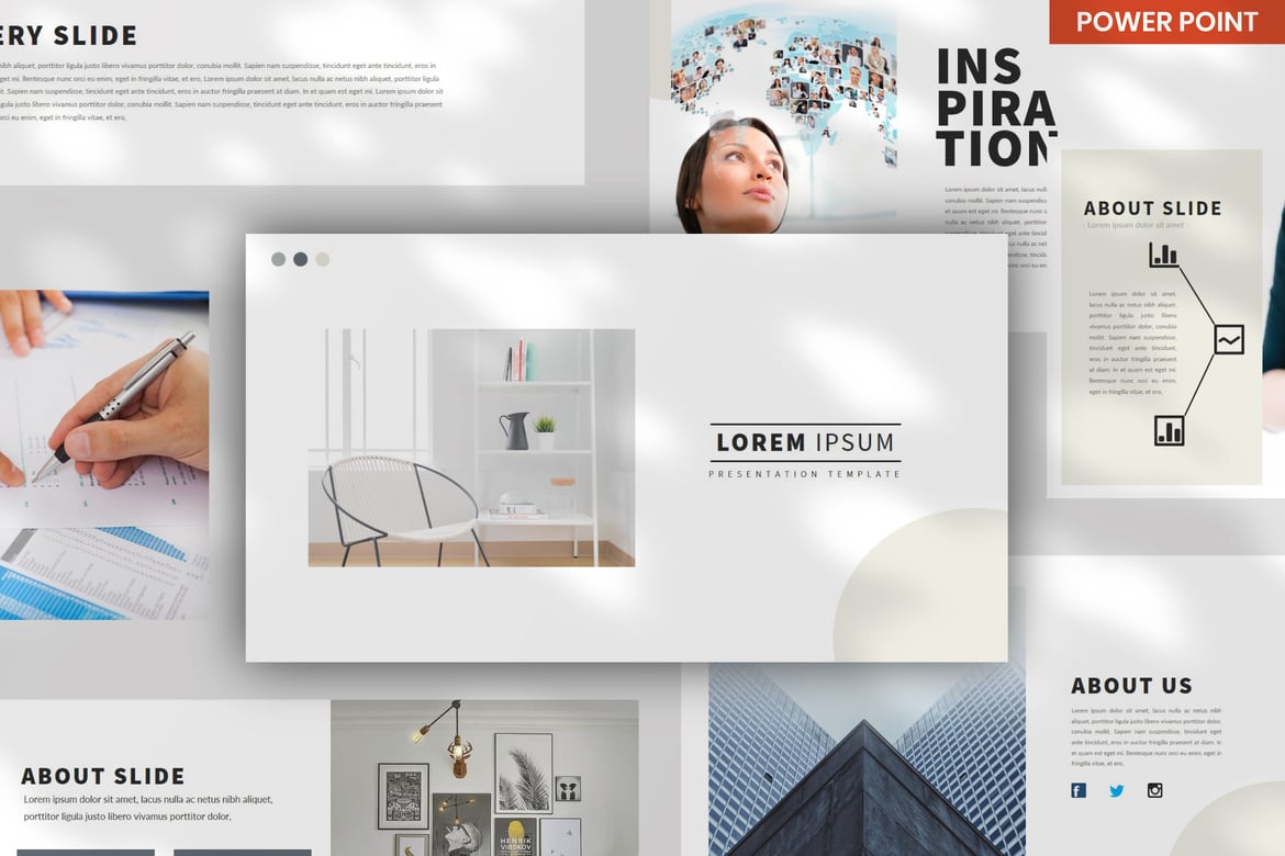 Template PowerPoint Minimalis untuk Presentasi Profesional