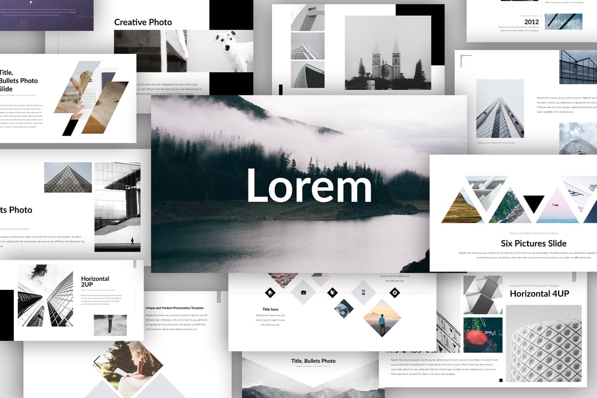 Template Presentasi PowerPoint Lorem yang Menarik dan Profesional