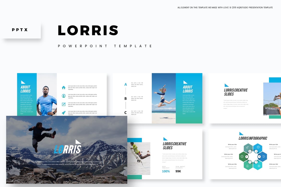 Lorris - Template PowerPoint Serbaguna untuk Presentasi Menarik