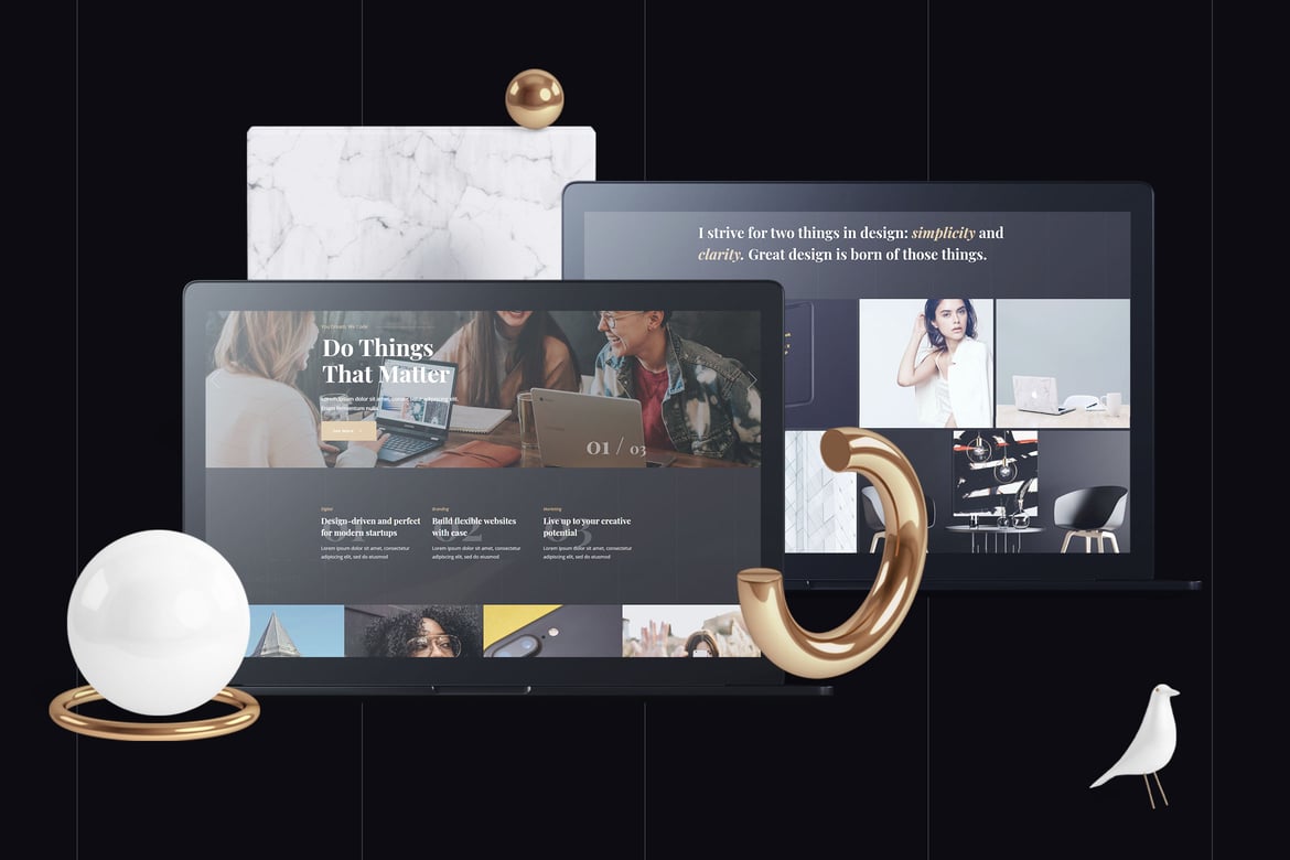 Louie - Tema WordPress Modern untuk Agensi dan Portofolio