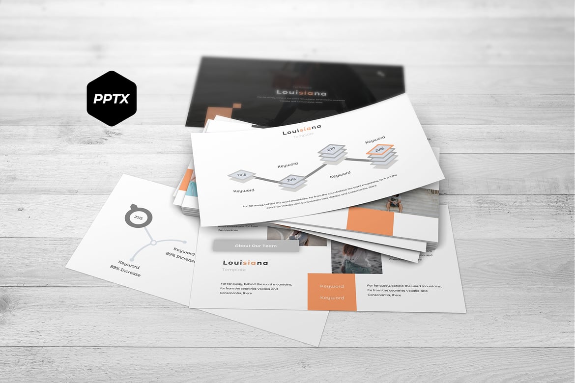 Template PowerPoint Louisiana - Solusi Presentasi Menarik dan Profesional