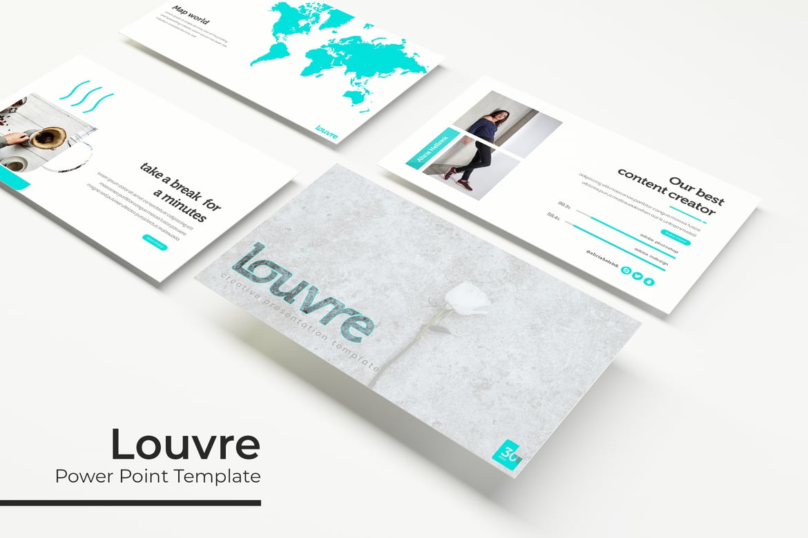 Template Presentasi Louvre - Solusi PowerPoint Menarik