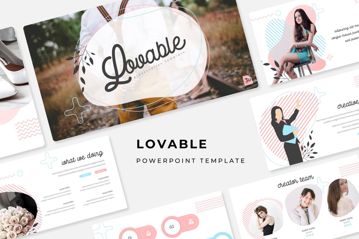 Lovable - Template Powerpoint Menawan dan Profesional