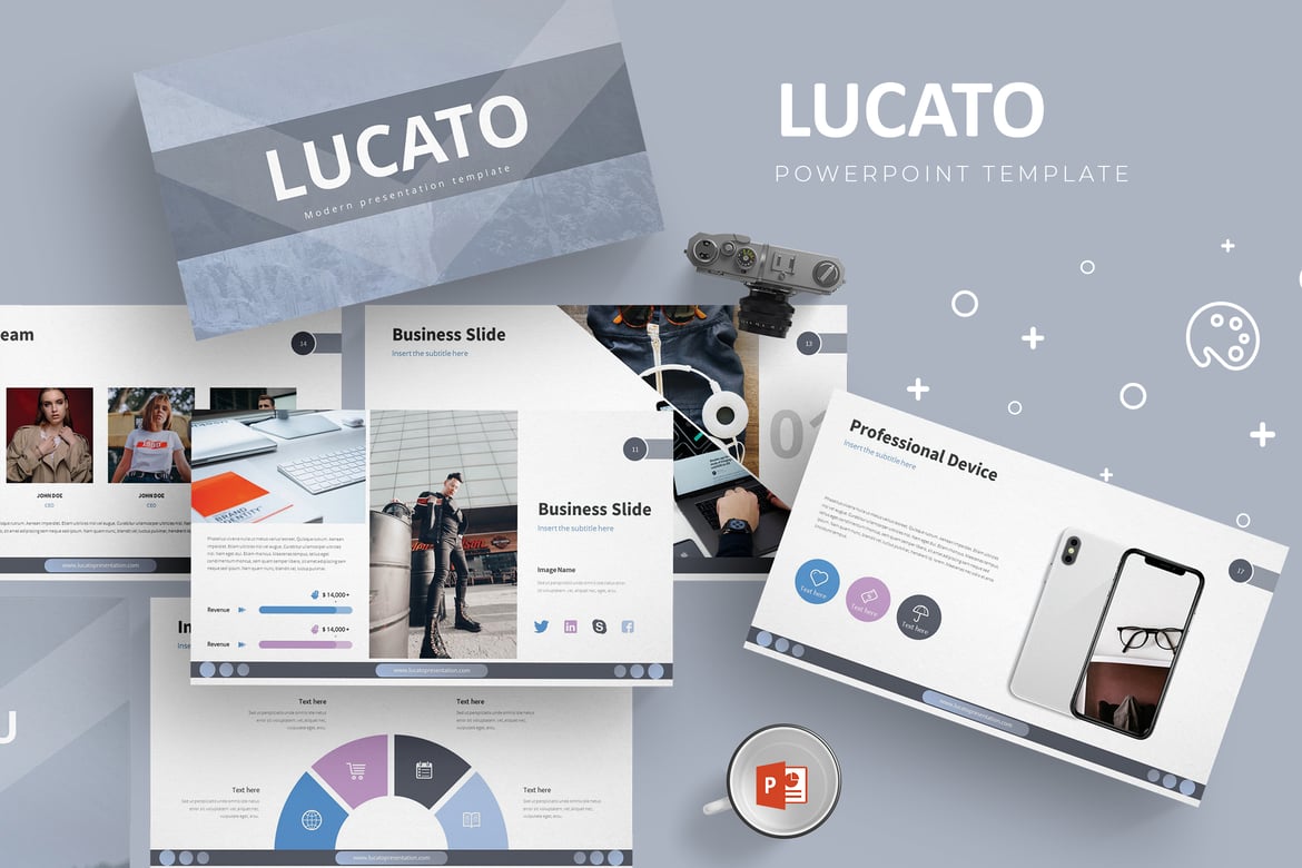 Lucato - Template Powerpoint Serbaguna yang Menarik