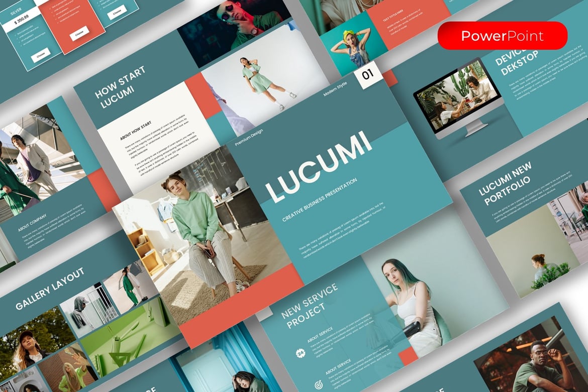 Lucumi – Template Presentasi PowerPoint Kreatif untuk Bisnis
