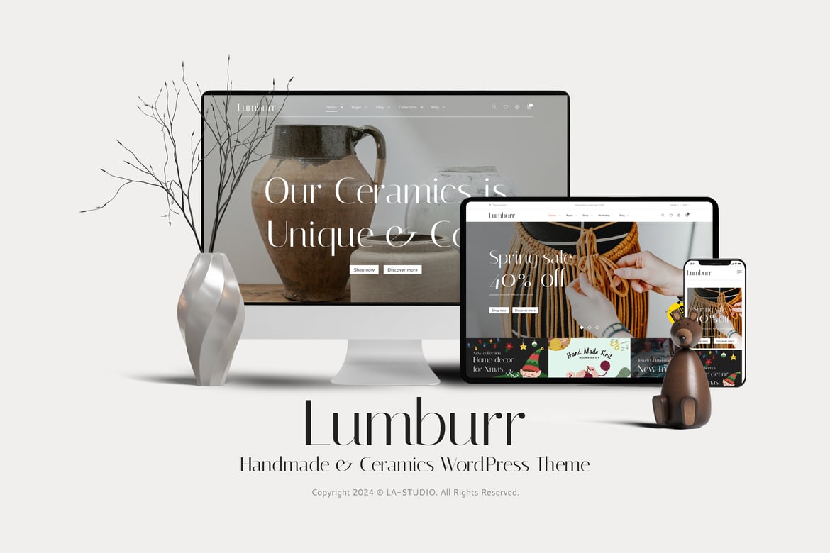 Lumburr - Tema WordPress Kerajinan Tangan dan Keramik yang Menarik