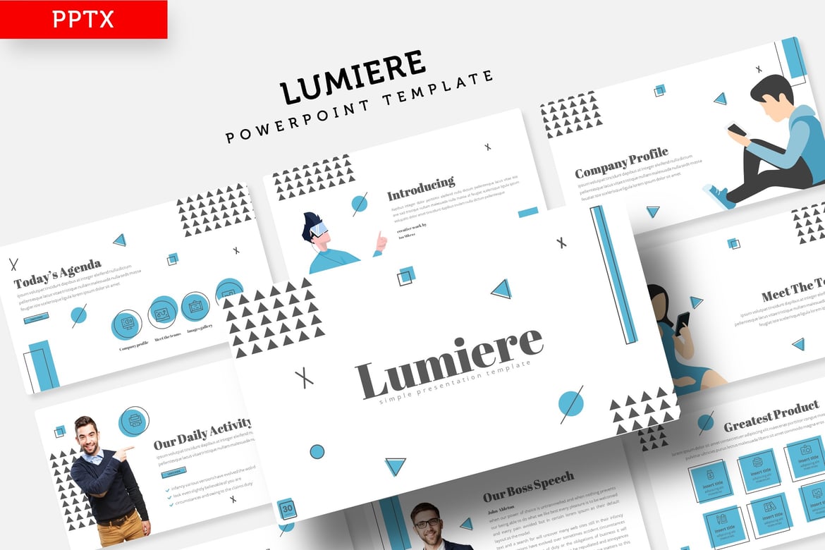 Lumiere - Template PowerPoint yang Menawan