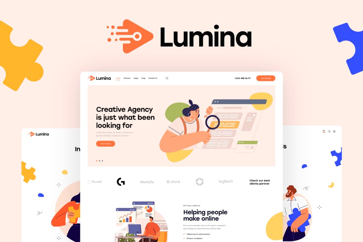 Lumina: Tema WordPress Profesional untuk Agensi Kreatif dan Bisnis Modern
