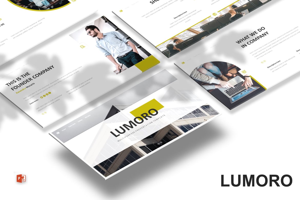 Lumoro - Template PowerPoint Serbaguna yang Menarik