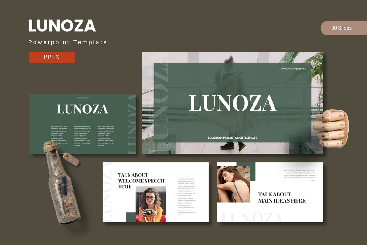 Template Powerpoint Lunoza - Presentasi yang Memukau