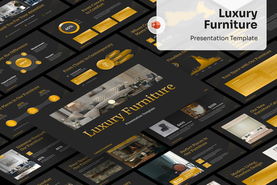 Template Presentasi Mewah untuk Mempesona Audiens Anda