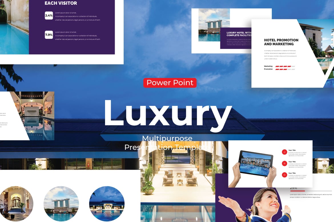 Template PowerPoint Mewah untuk Presentasi Profesional