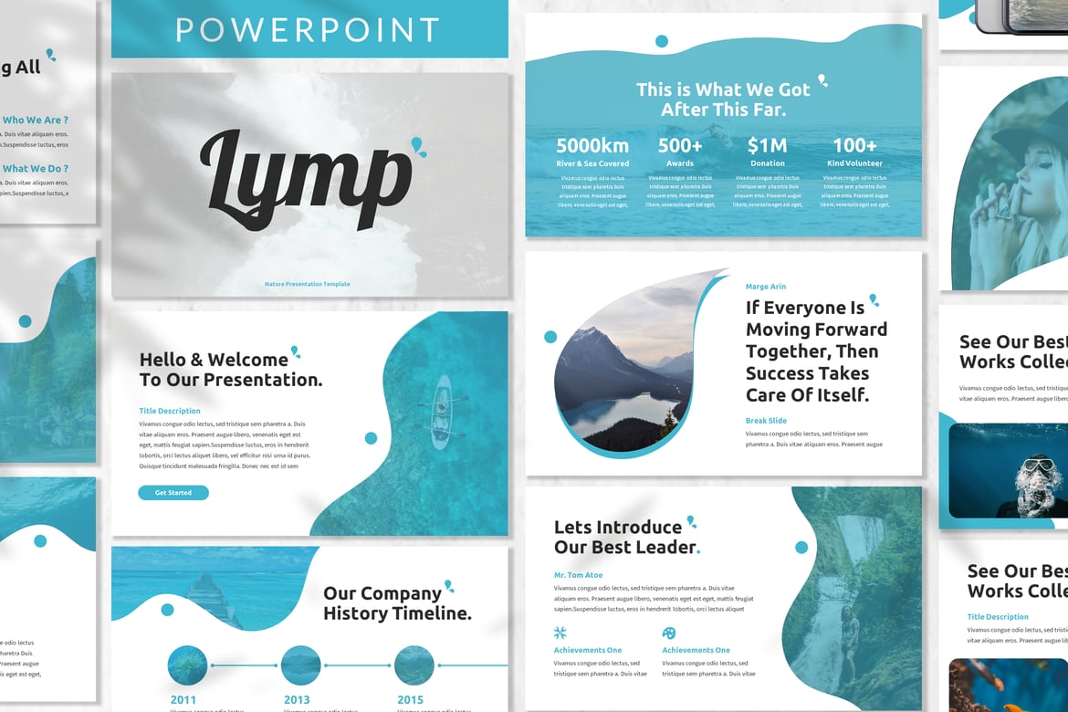 Template Powerpoint Lymp: Sentuhan Alami untuk Presentasi Anda