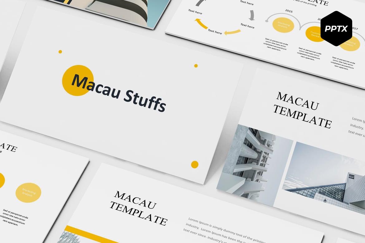 Template PowerPoint Macau - Solusi Presentasi yang Menarik