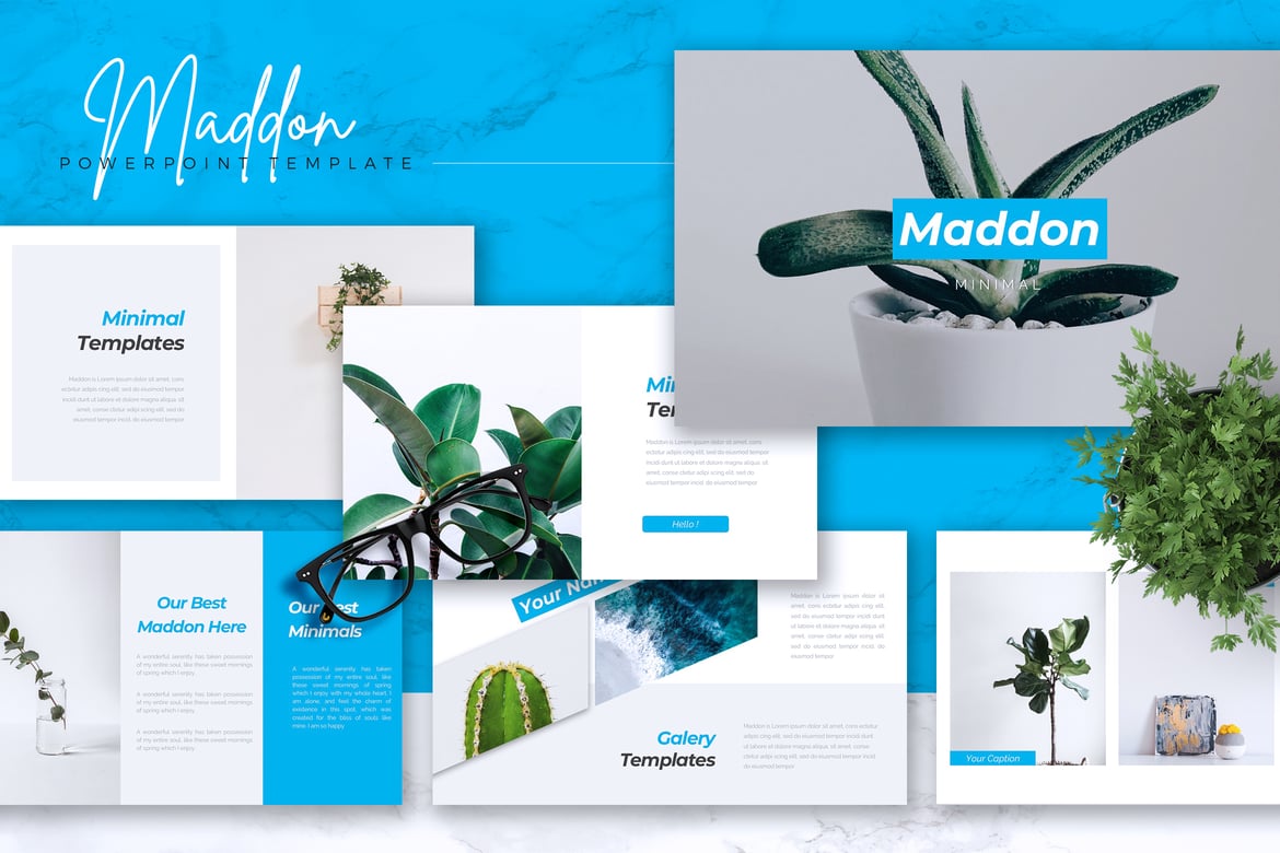 MADDON - Template Presentasi PowerPoint Profil Perusahaan yang Menarik