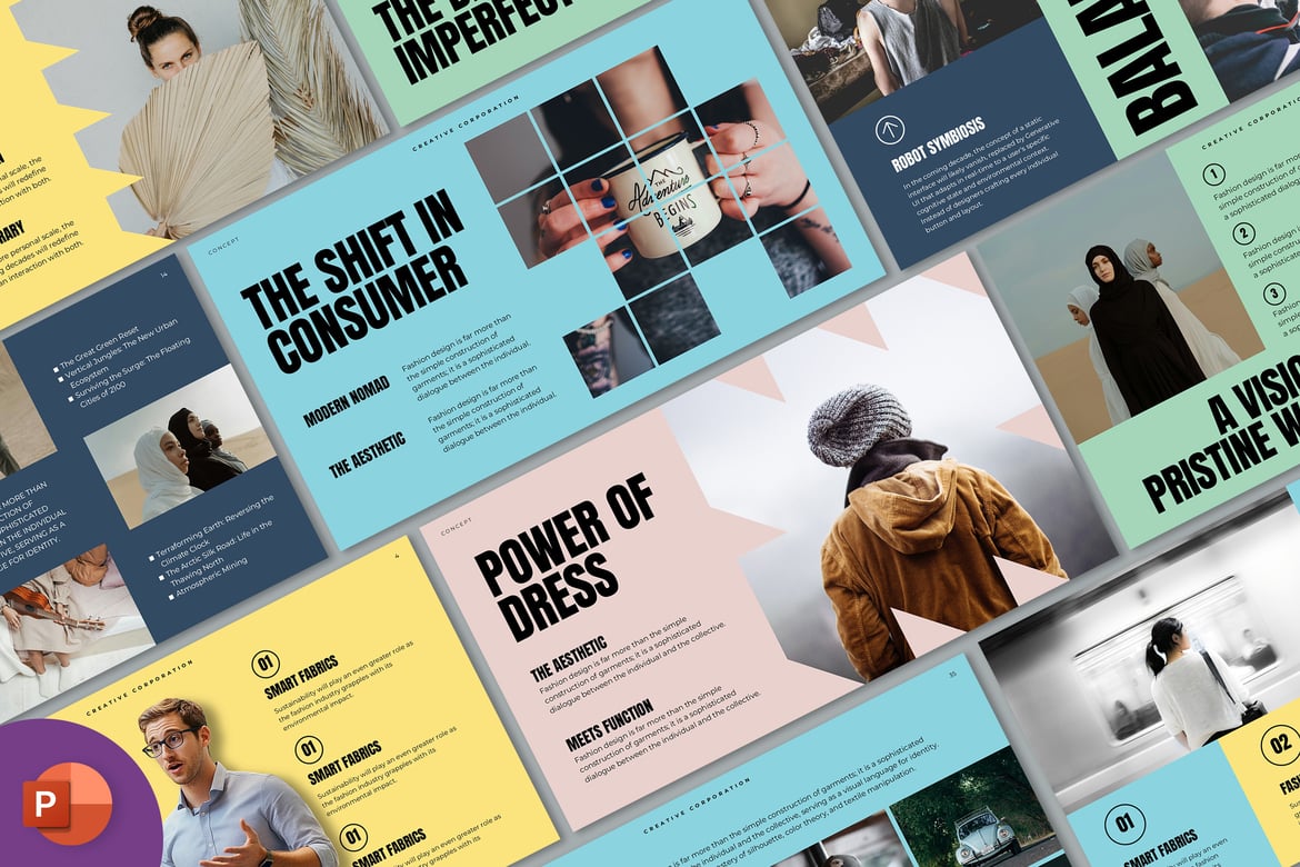 Template Presentasi Powerpoint Maemunah yang Menarik dan Efektif