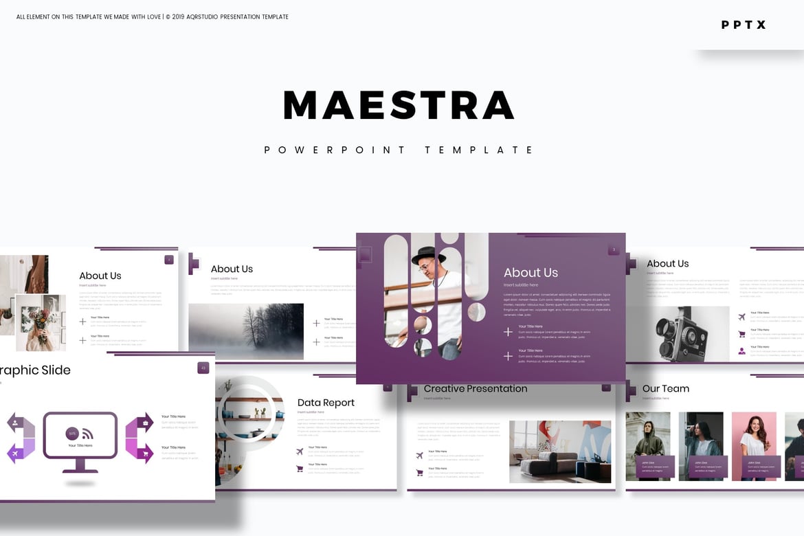Maestra - Template Powerpoint Serbaguna dan Menarik