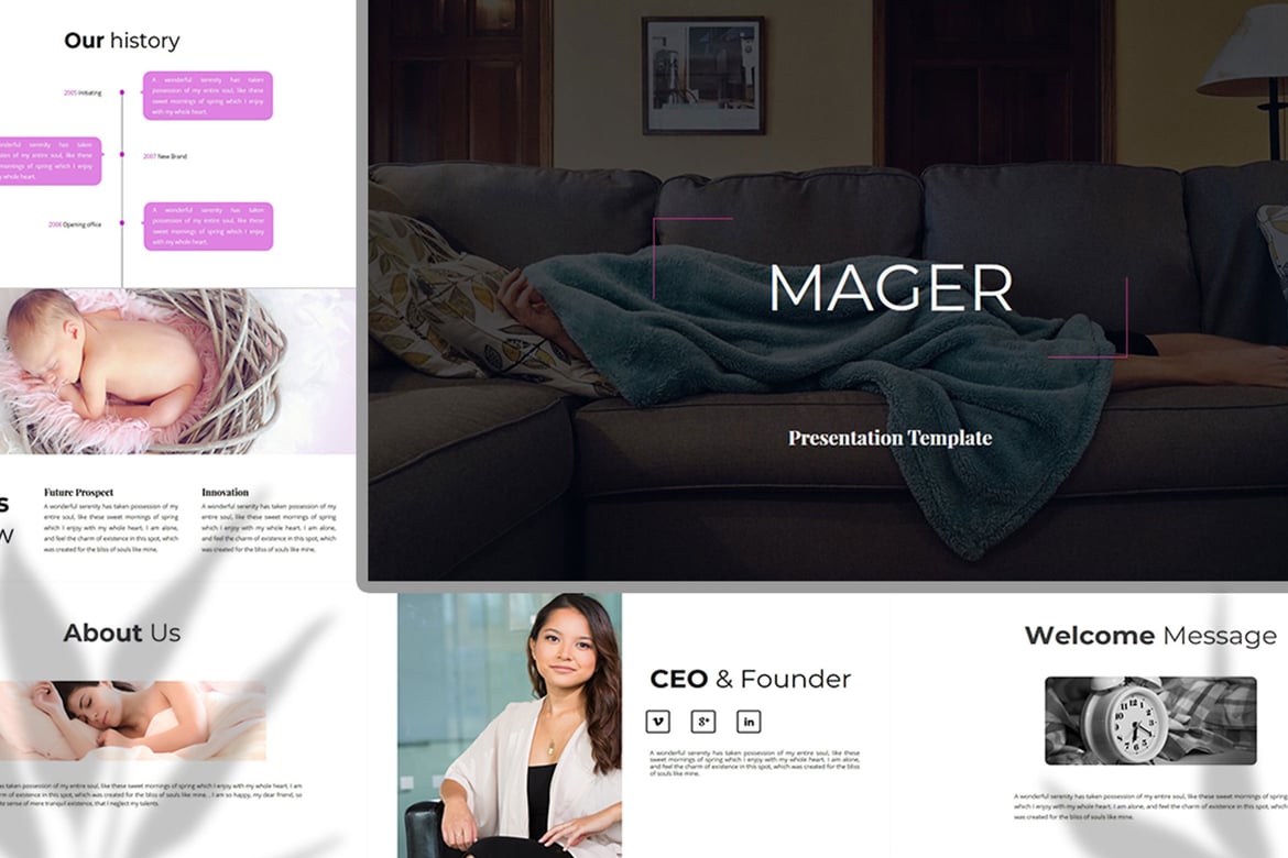 Mager – Template Presentasi PowerPoint Profesional untuk Bisnis