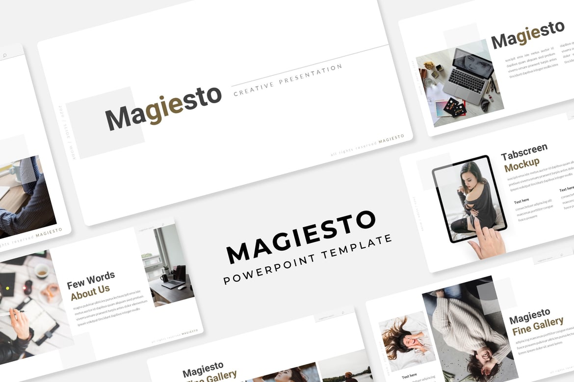 Magiesto - Template Presentasi PowerPoint Menawan