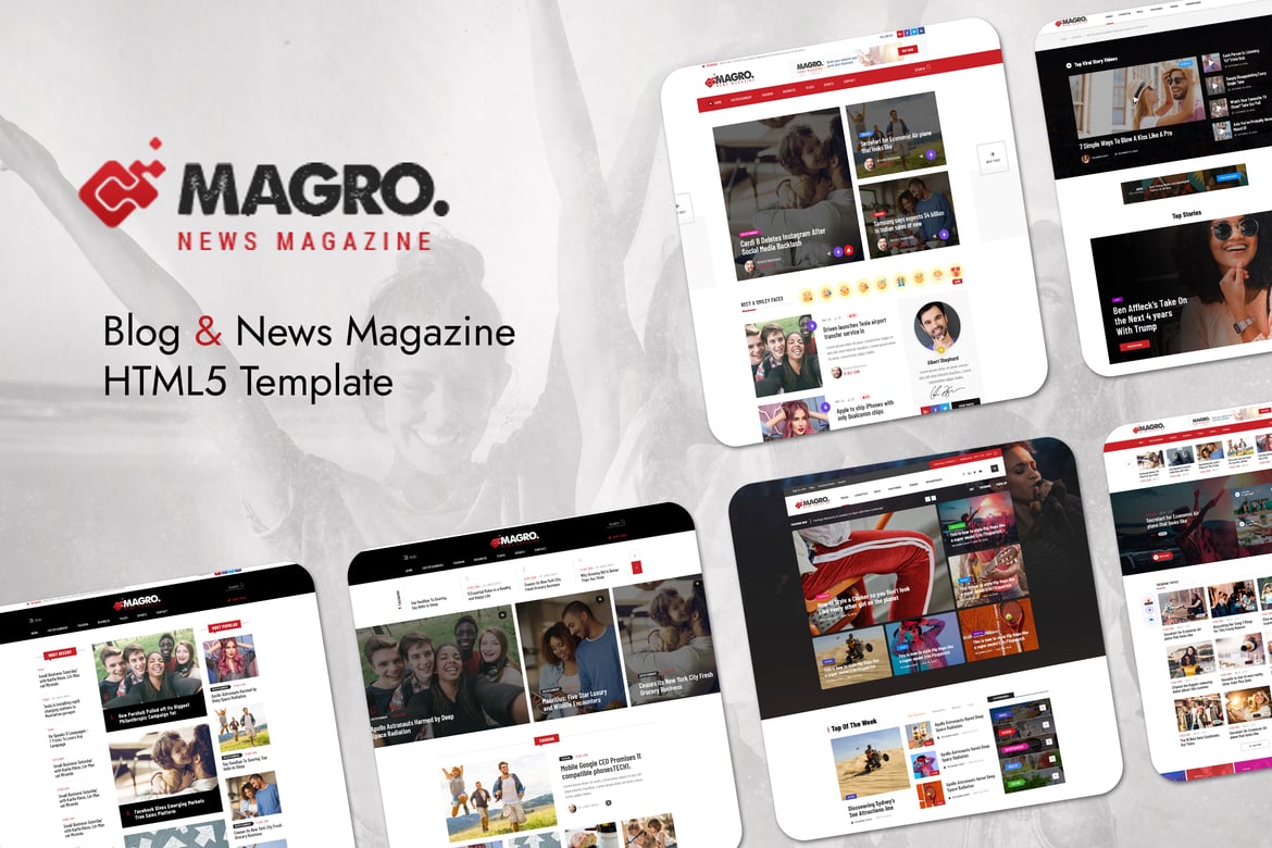 Magro - Template Responsive untuk Majalah Berita & Blog Modern