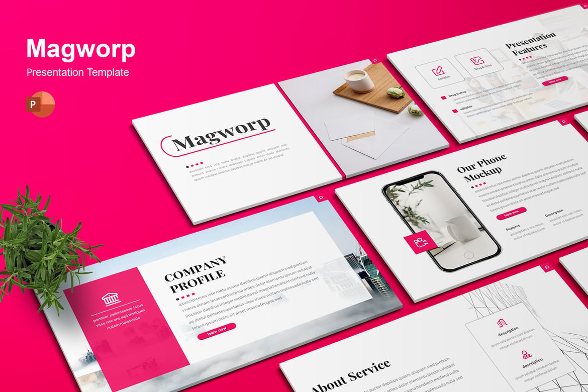 Template Presentasi PowerPoint Magworp yang Menarik dan Profesional