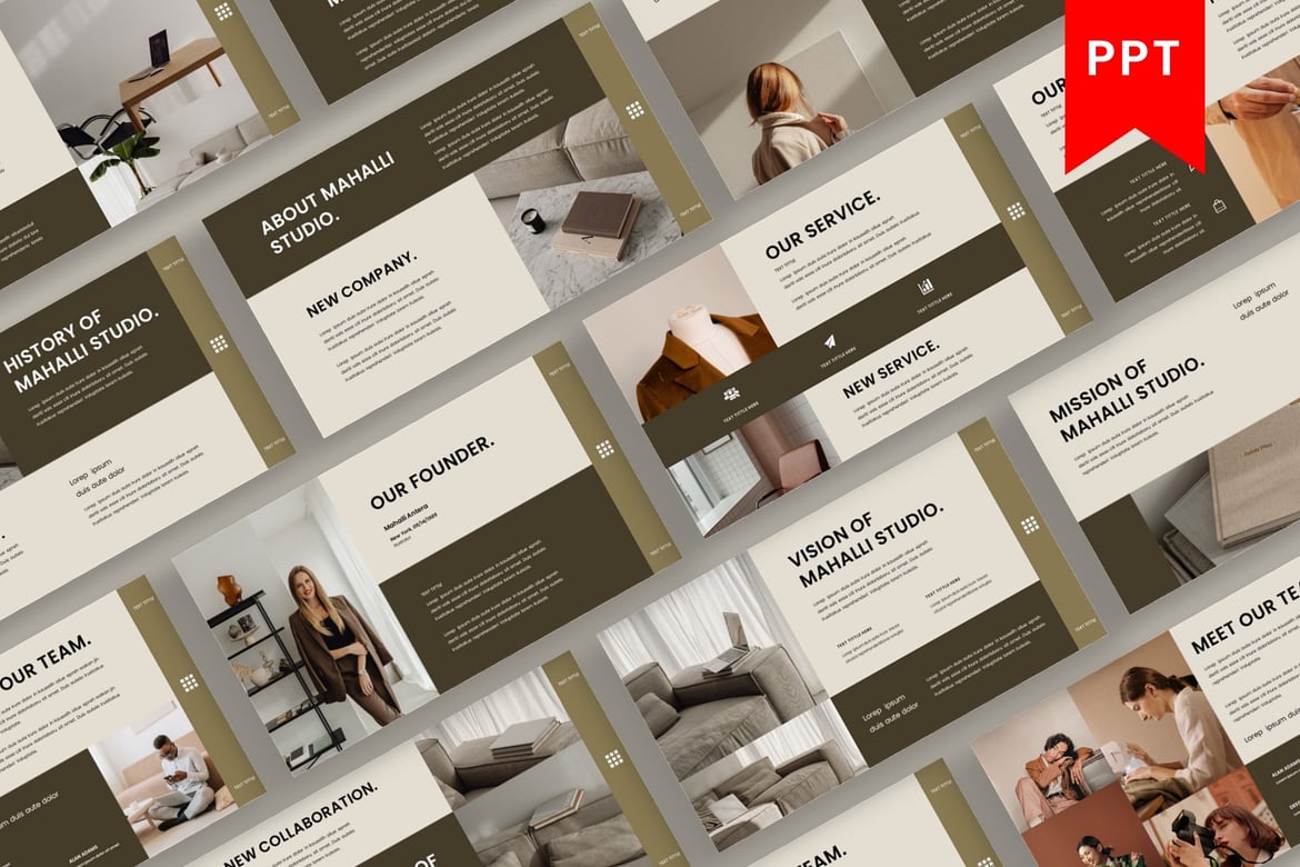 Mahali - Template PowerPoint Profesional untuk Bisnis Anda