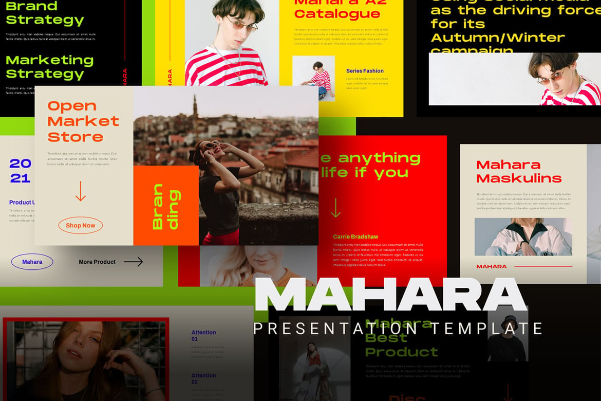 Template PowerPoint Mahara: Presentasi Kreatif dan Modern