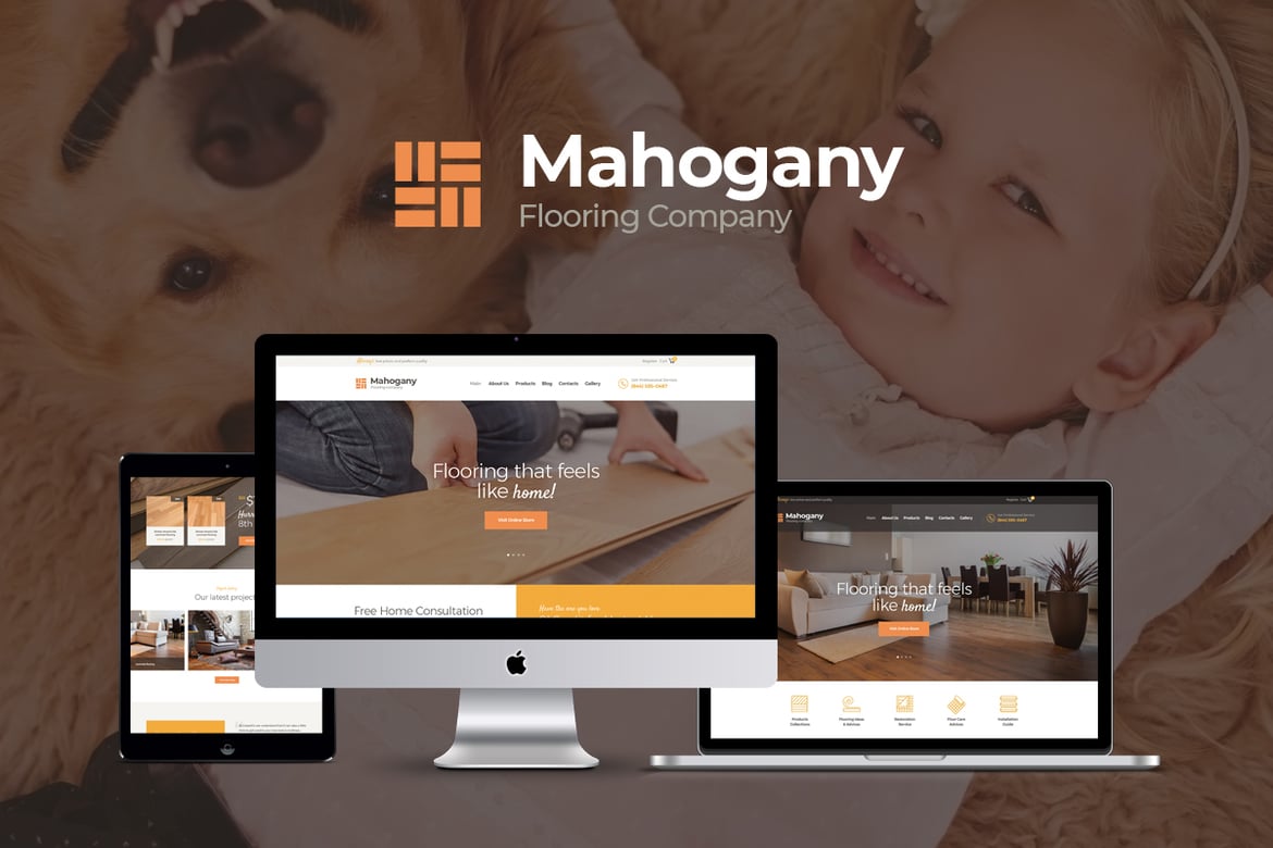 Tema WordPress Mahogany: Solusi Modern untuk Bisnis Lantai Anda