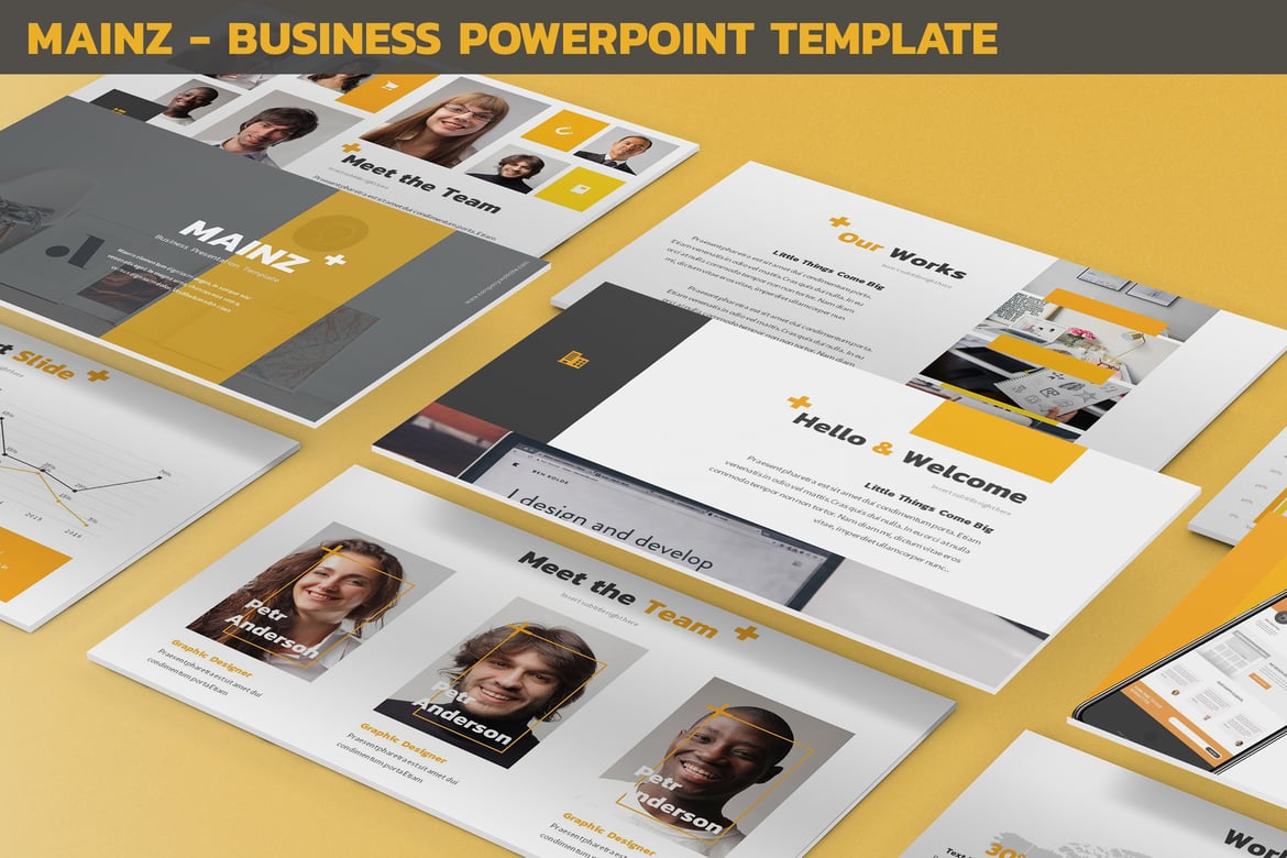 Template Powerpoint Mainz - Presentasi Bisnis Modern dan Menarik