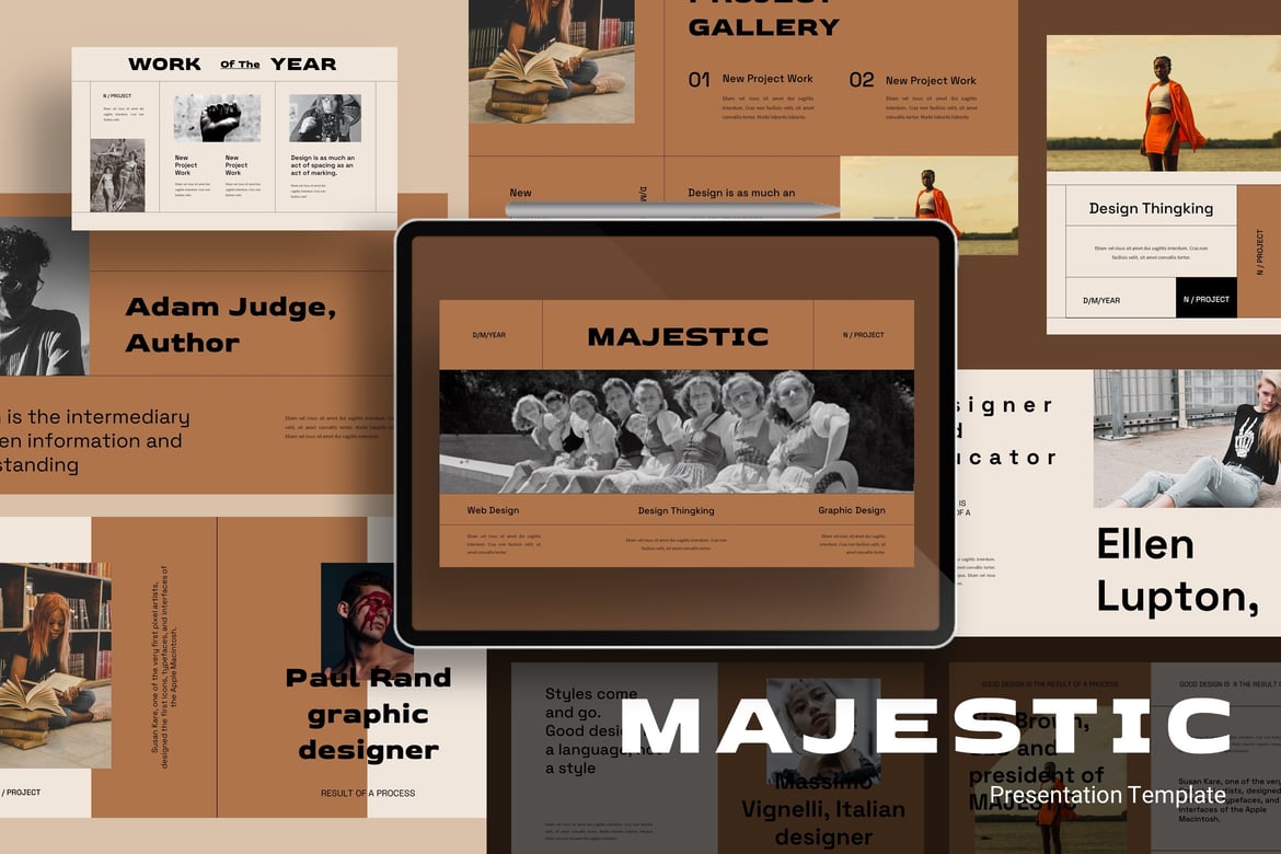 Template PowerPoint Majestic yang Menakjubkan