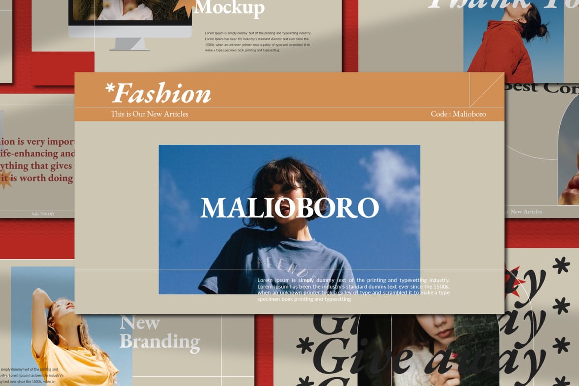 Template PowerPoint Malioboro yang Menarik dan Profesional