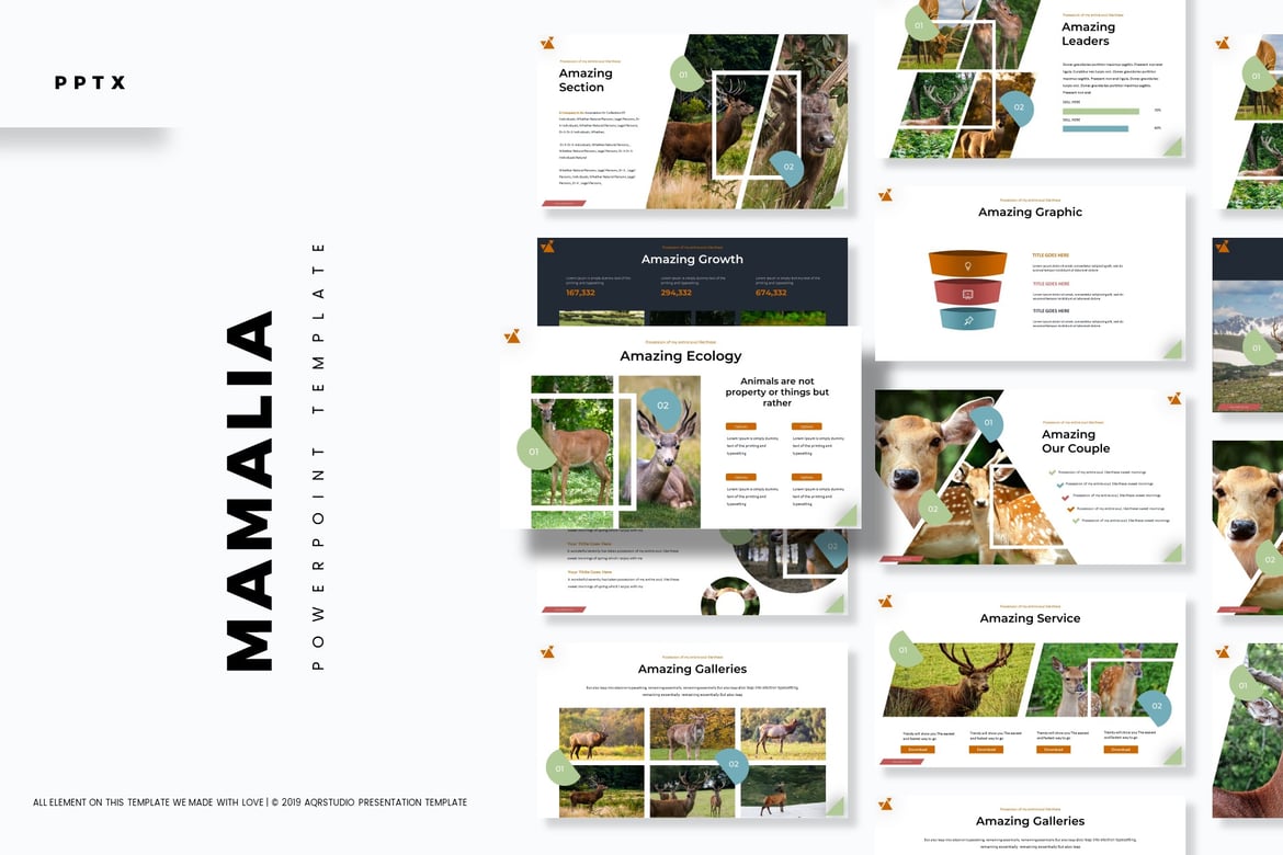 Mamalia - Template PowerPoint Serbaguna