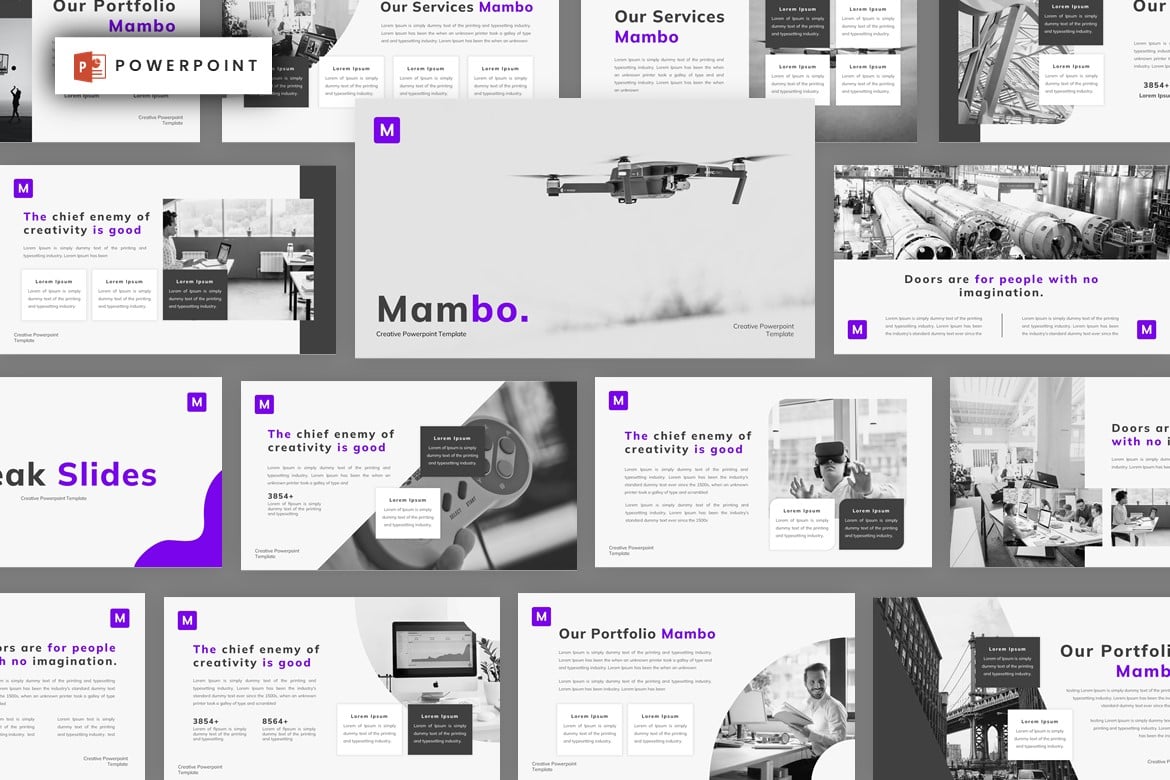 Mambo - Template Powerpoint Kreatif untuk Presentasi Menarik