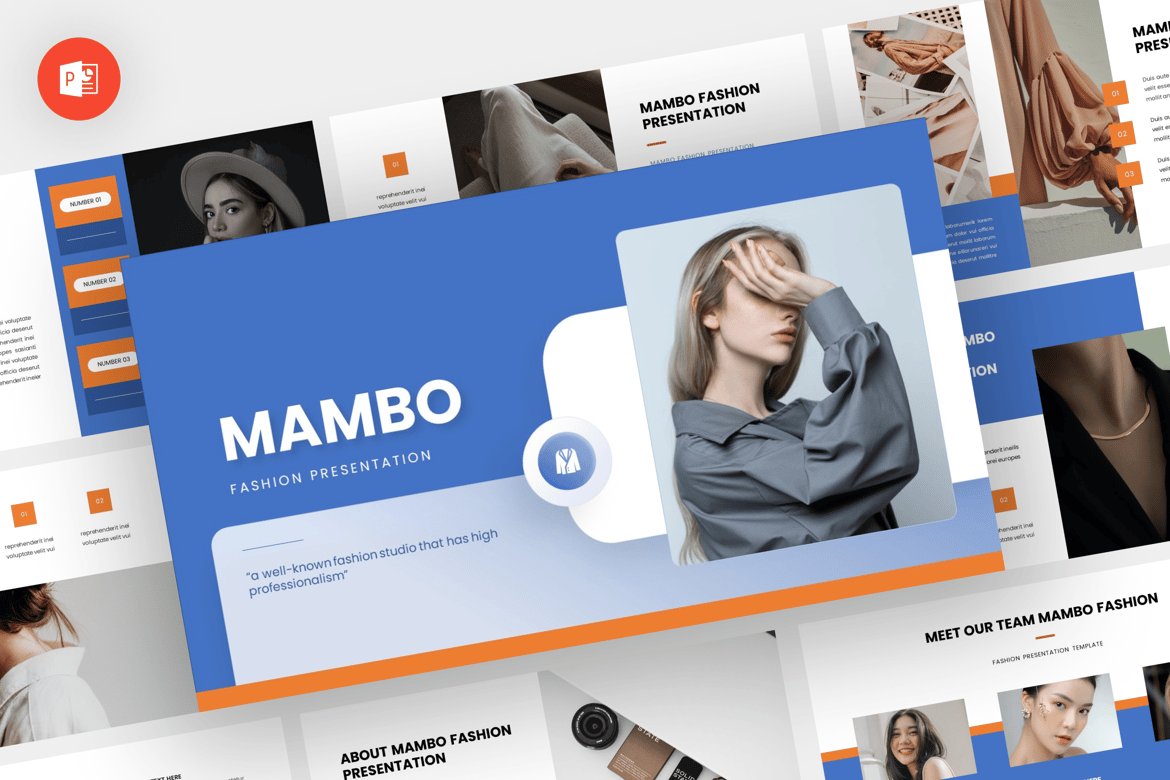 Mambo - Template Powerpoint Fashion Modern dan Profesional