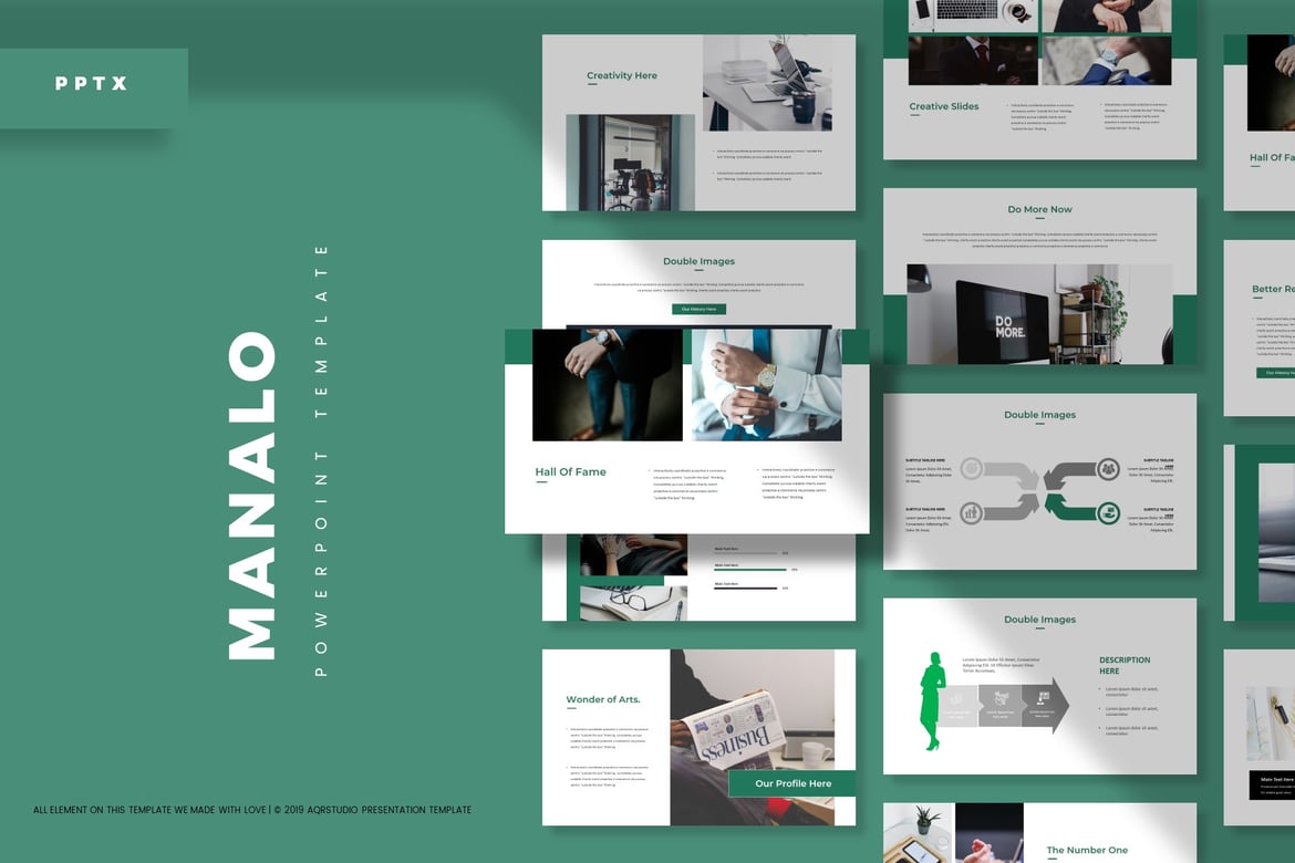 Template Powerpoint Manalo - Solusi Presentasi Profesional Anda