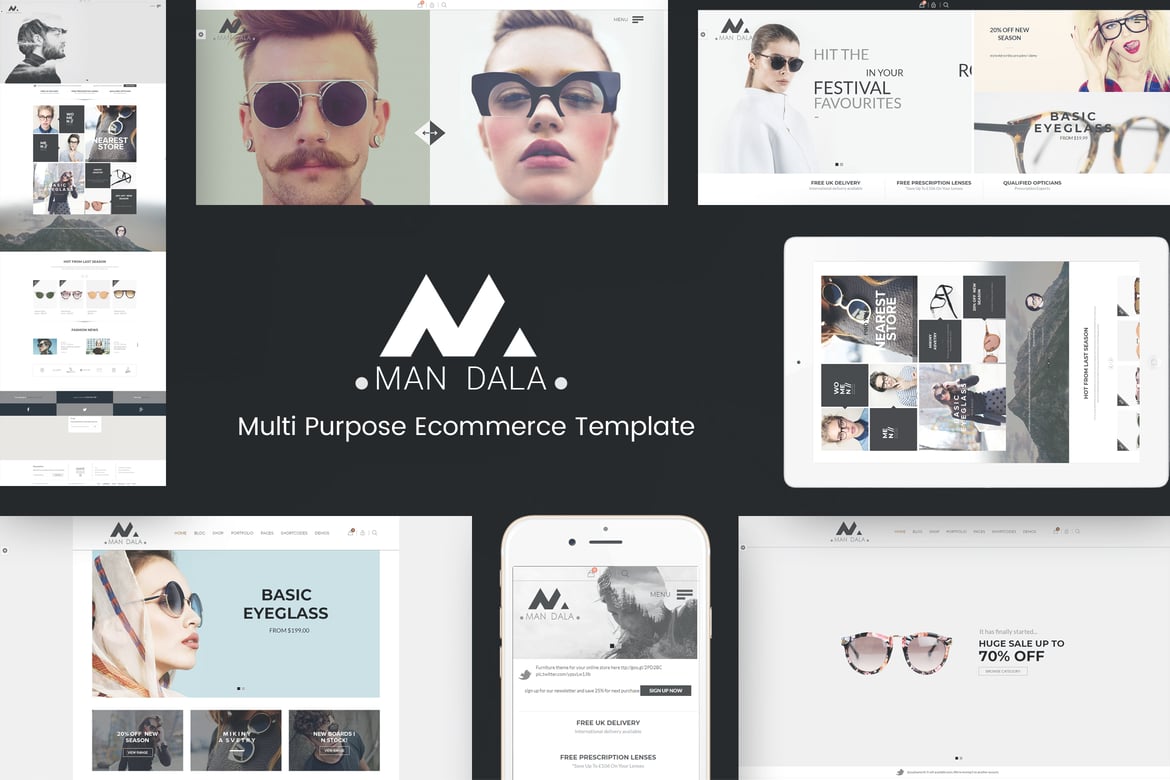 Mandala - Tema WordPress Ecommerce Responsif untuk Toko Fashion