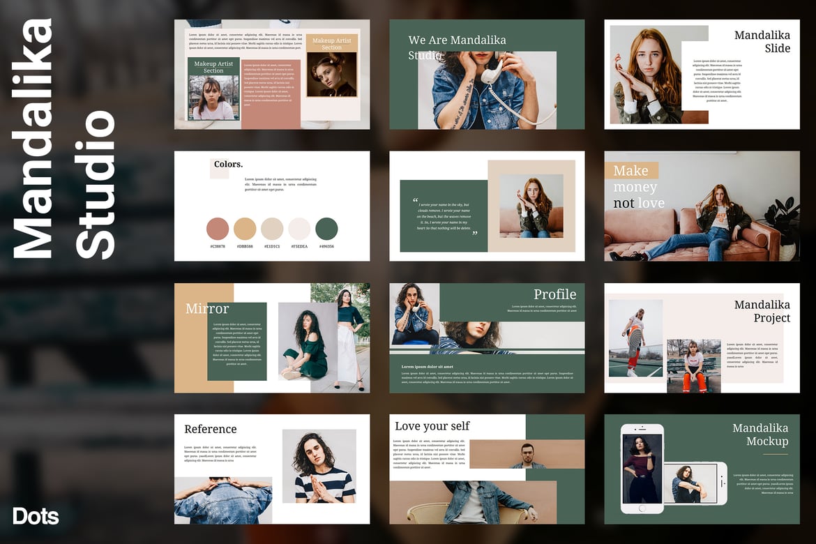 Template PowerPoint Mandalika: Presentasi Minimalis yang Menarik