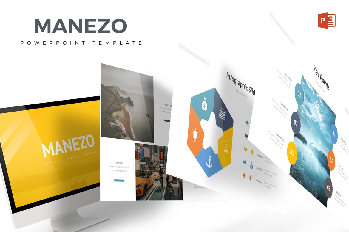 Manezo - Template PowerPoint Kreatif dan Serbaguna