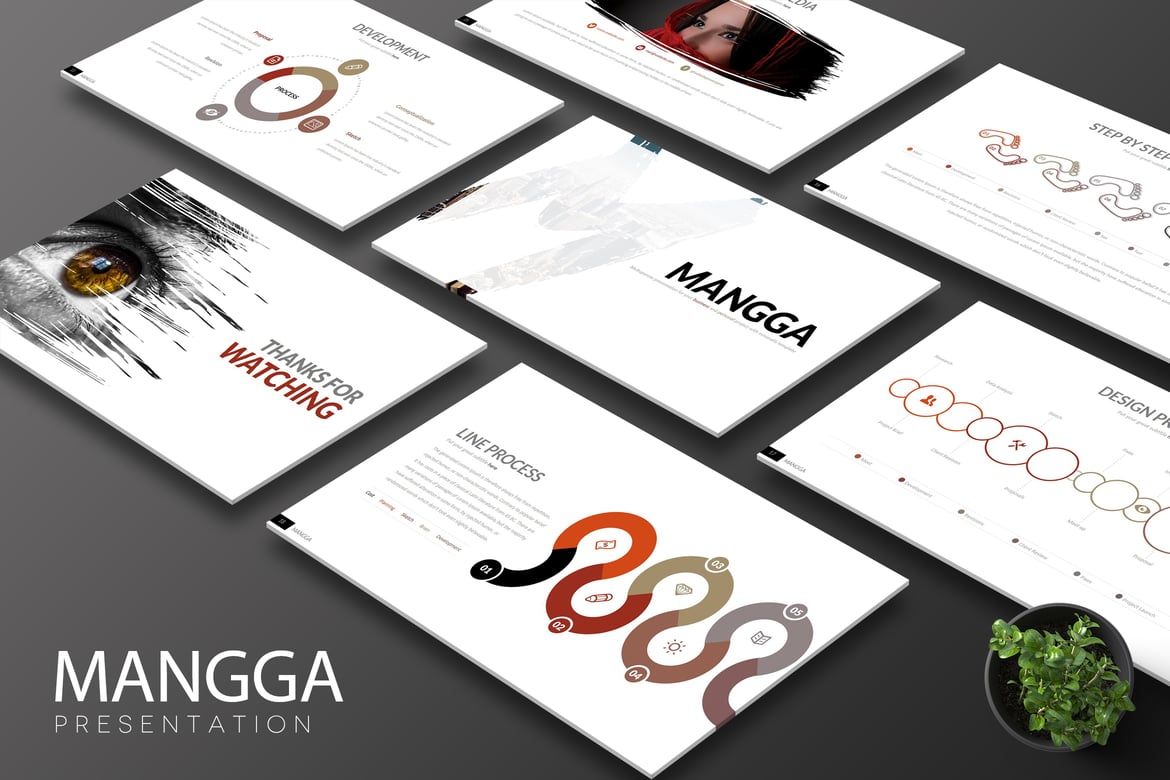 Template PowerPoint Mangga: Presentasi Kreatif yang Menarik