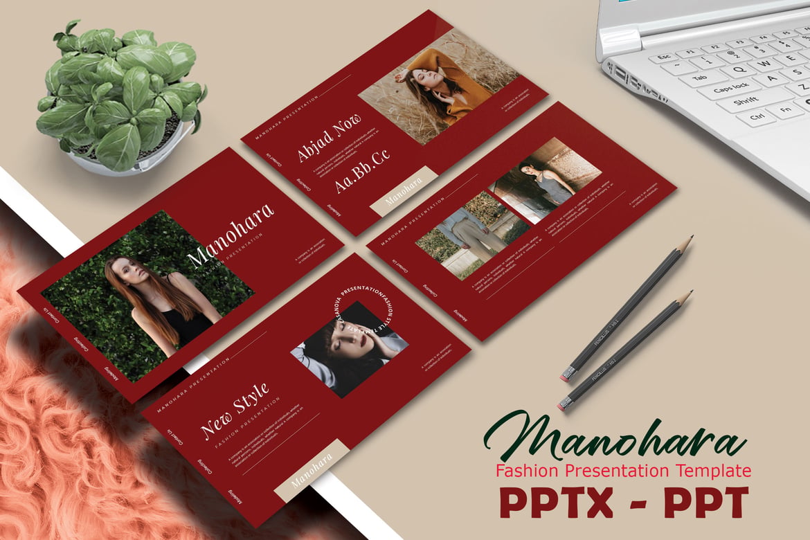 Template PowerPoint MANOHARA - Solusi Presentasi Kreatif dan Modern