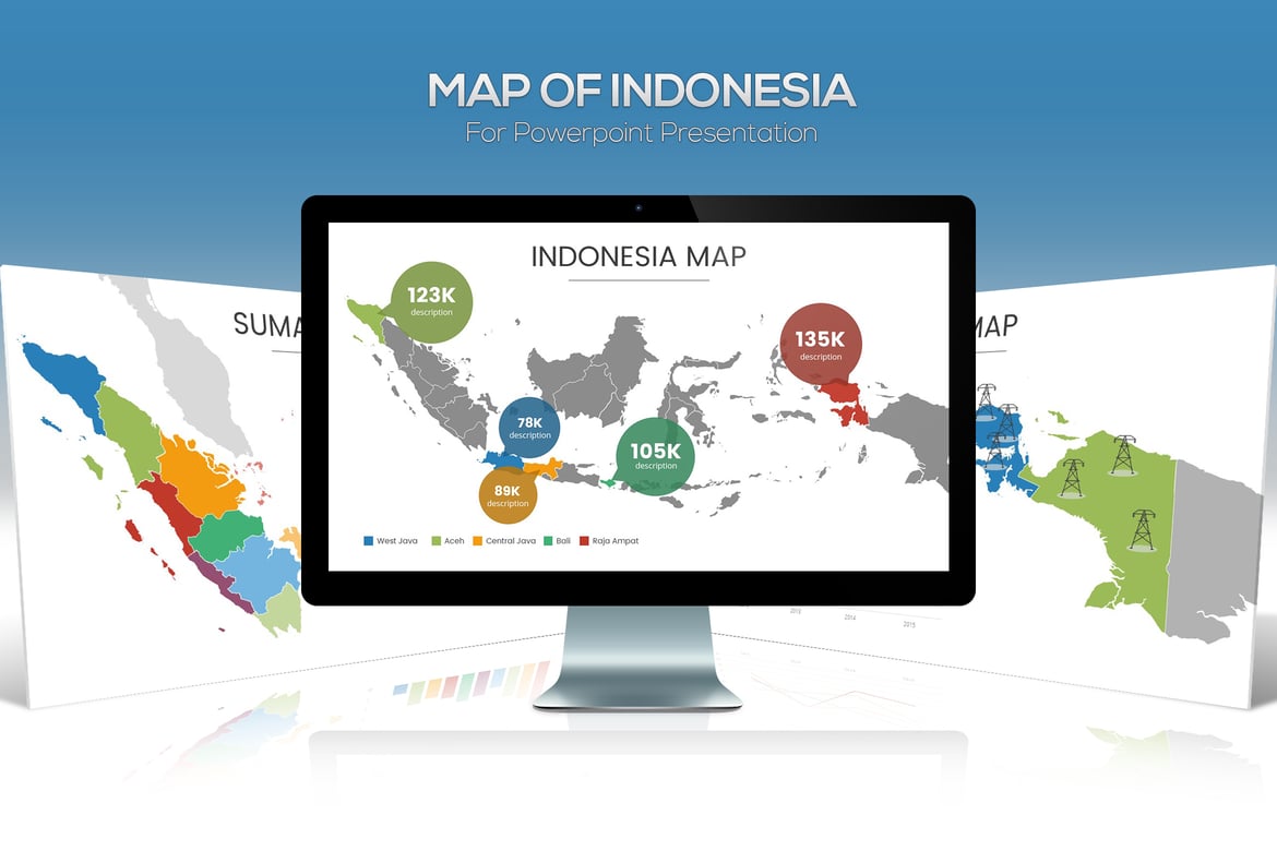 Template Presentasi Peta Indonesia untuk PowerPoint yang Menarik