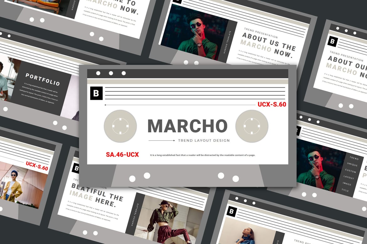Template PowerPoint MARCHO yang Menarik dan Profesional