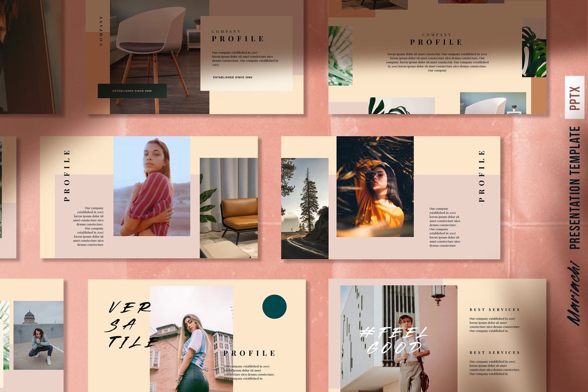 Template Presentasi PowerPoint MARIACHI yang Modern dan Kreatif